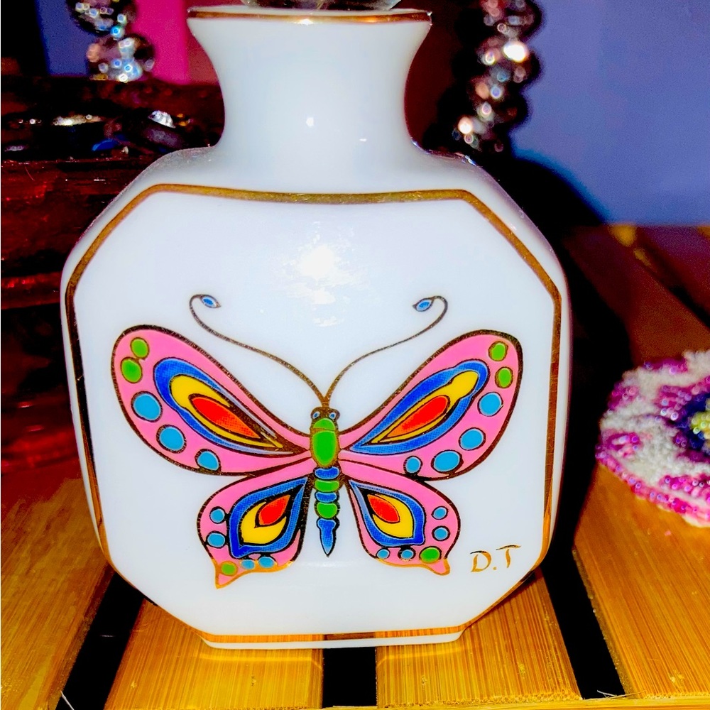 Antique BUTTERFLY perfume